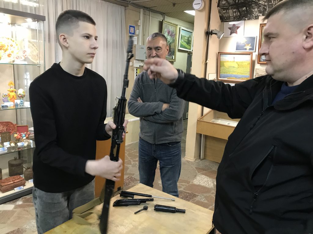 "Урок мужества" в Ивантеевском историко-краеведческом музее