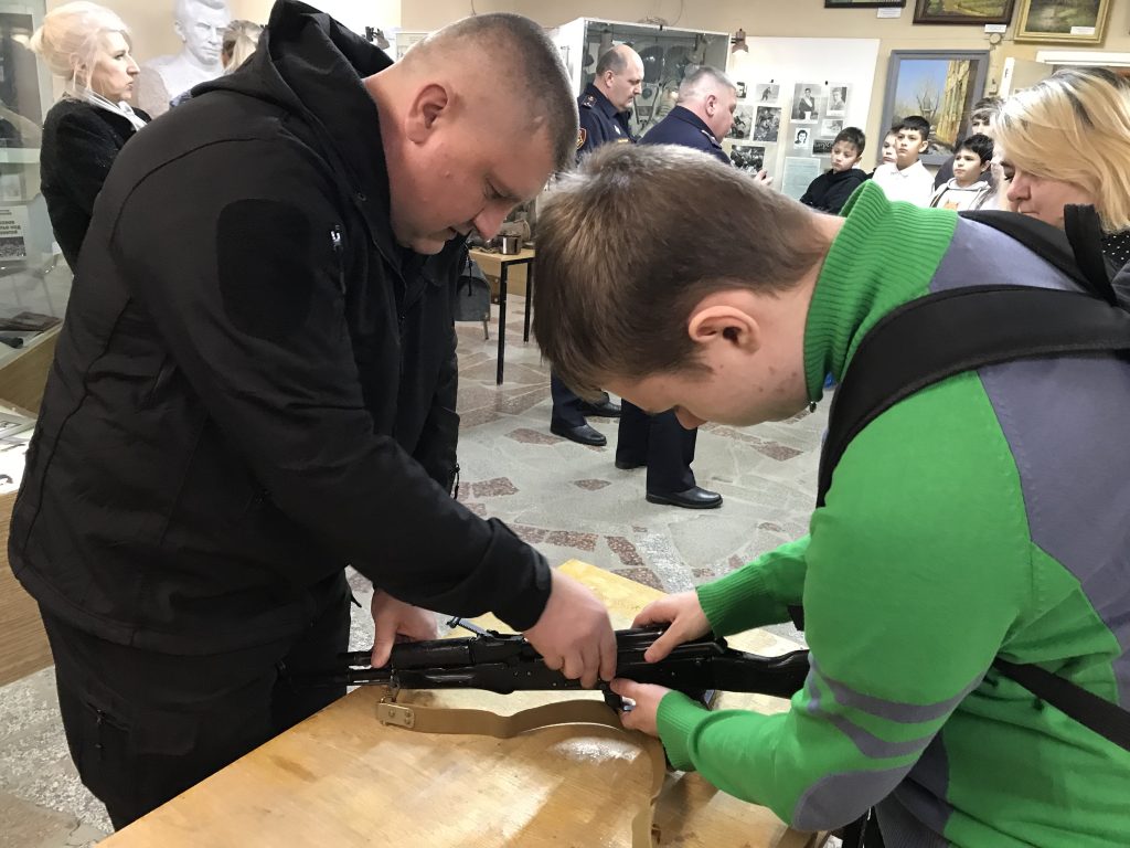 "Урок мужества" в Ивантеевском историко-краеведческом музее