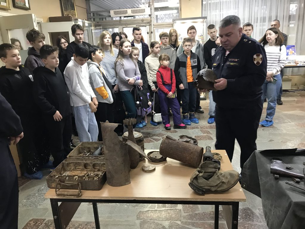 "Урок мужества" в Ивантеевском историко-краеведческом музее