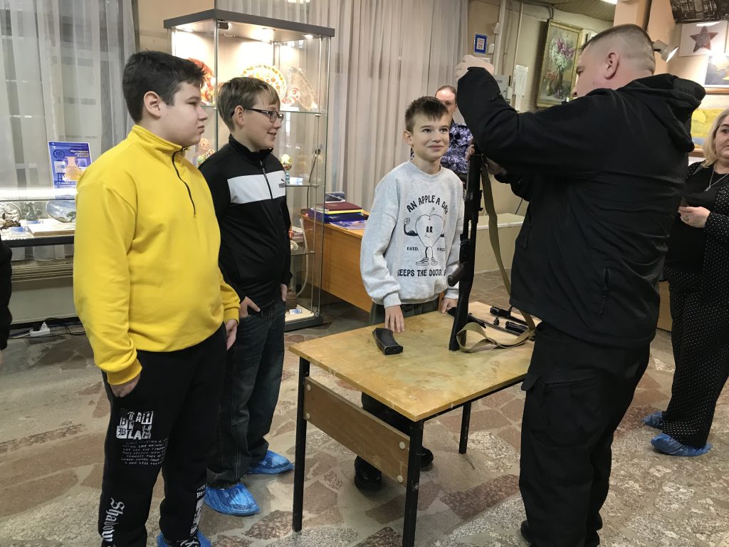 "Урок мужества" в Ивантеевском историко-краеведческом музее