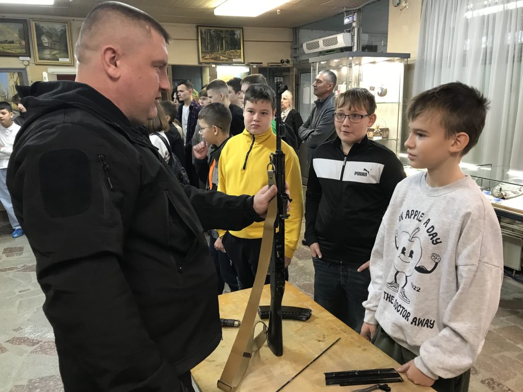 "Урок мужества" в Ивантеевском историко-краеведческом музее