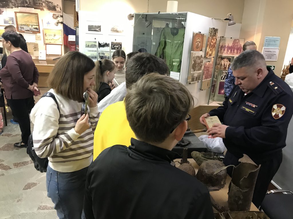 "Урок мужества" в Ивантеевском историко-краеведческом музее