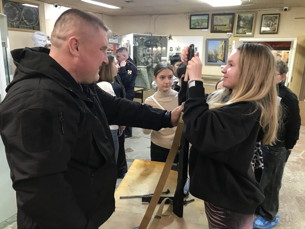 "Урок мужества" в Ивантеевском историко-краеведческом музее