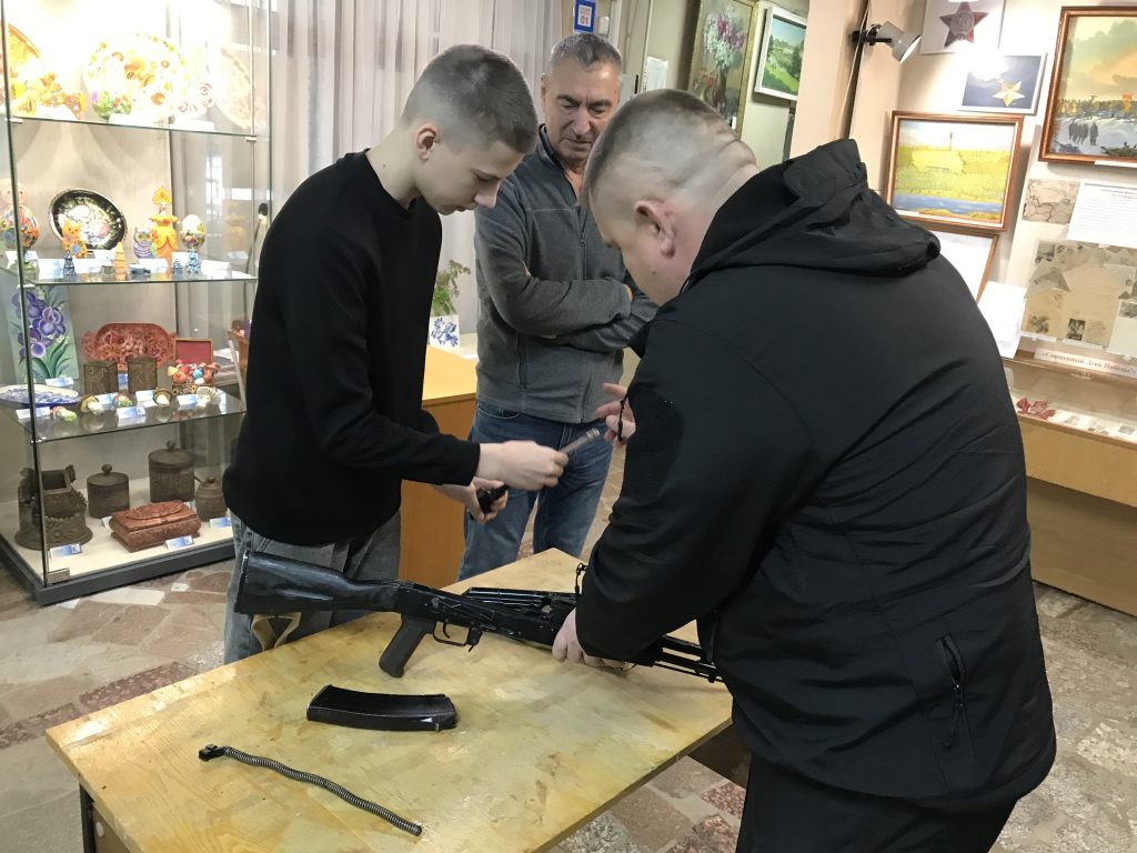 "Урок мужества" в Ивантеевском историко-краеведческом музее