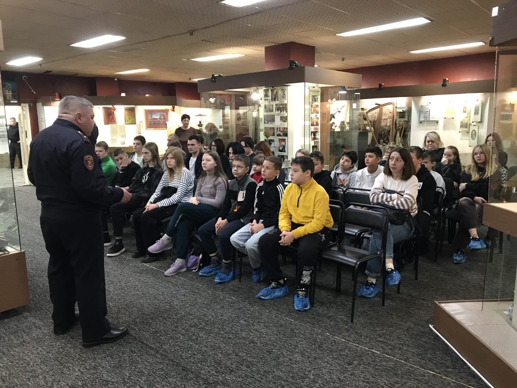 "Урок мужества" в Ивантеевском историко-краеведческом музее