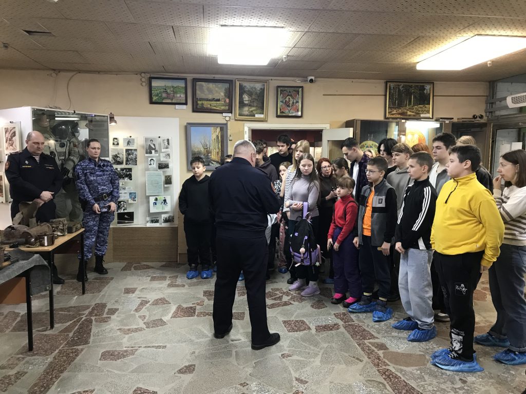 "Урок мужества" в Ивантеевском историко-краеведческом музее