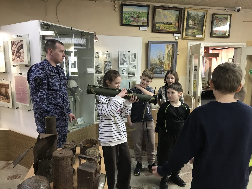 "Урок мужества" в Ивантеевском историко-краеведческом музее