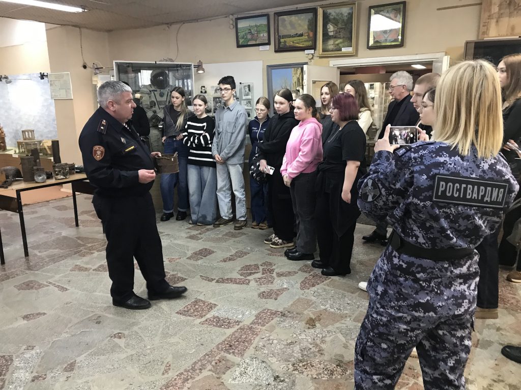 "Урок мужества"в Ивантеевском историко-краеведческом музее