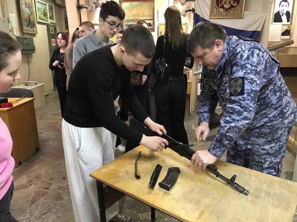 "Урок мужества"в Ивантеевском историко-краеведческом музее