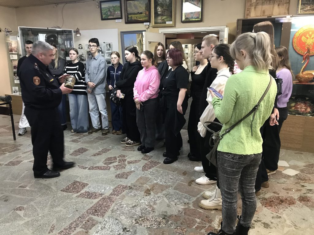 "Урок мужества"в Ивантеевском историко-краеведческом музее