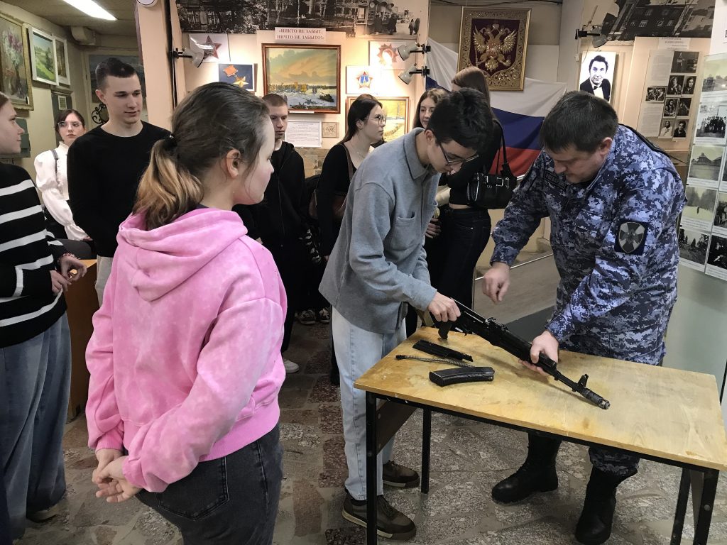 "Урок мужества"в Ивантеевском историко-краеведческом музее