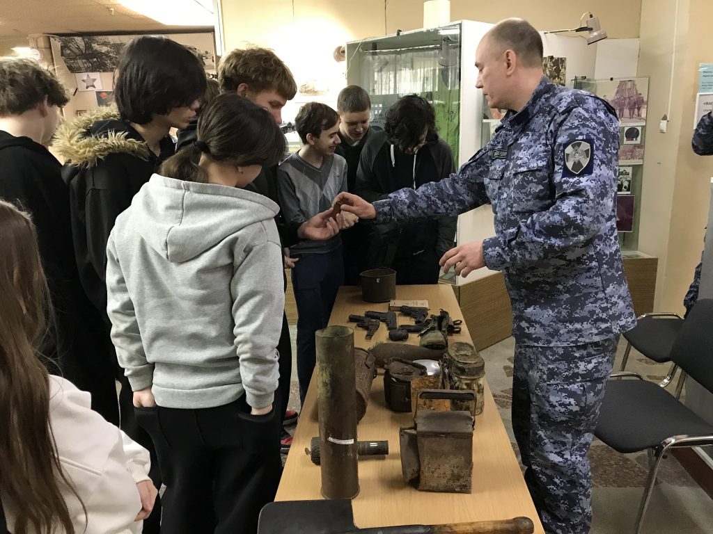 "Урок мужества" в Ивантеевском историко-краеведческом музее