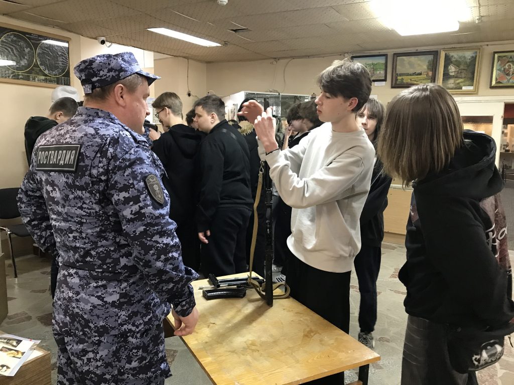 "Урок мужества" в Ивантеевском историко-краеведческом музее