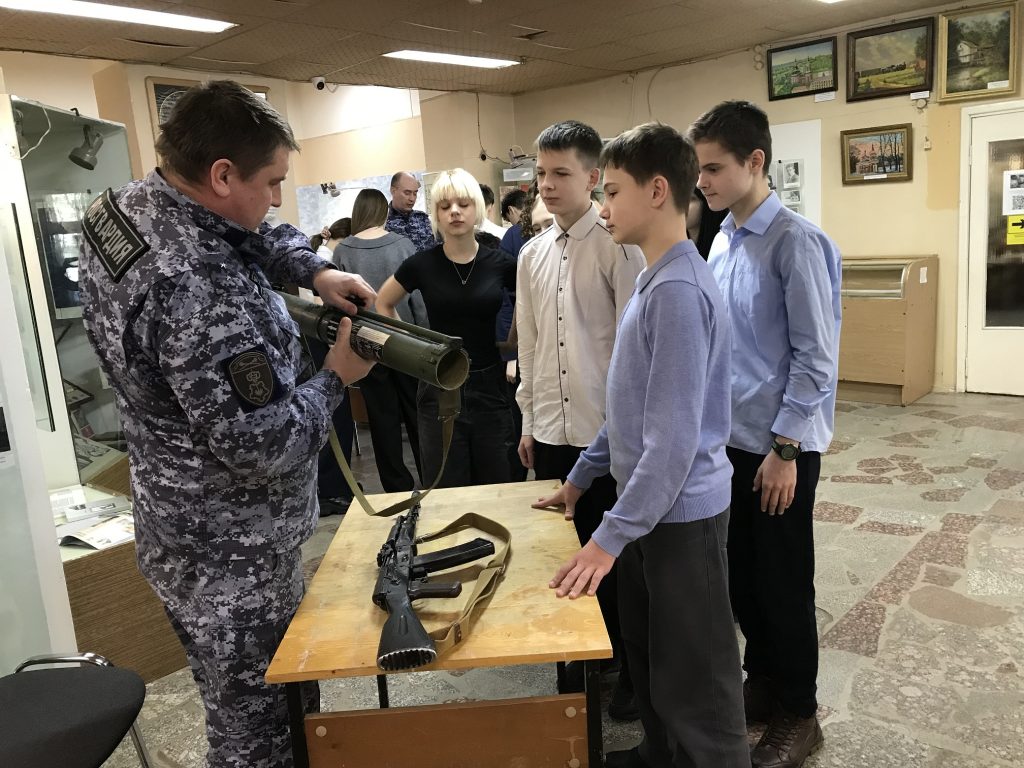 "Урок мужества" в Ивантеевском историко-краеведческом музее