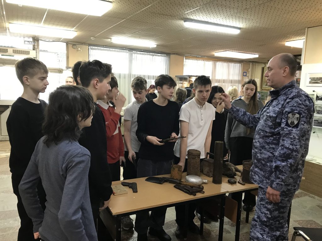 "Урок мужества" в Ивантеевском историко-краеведческом музее