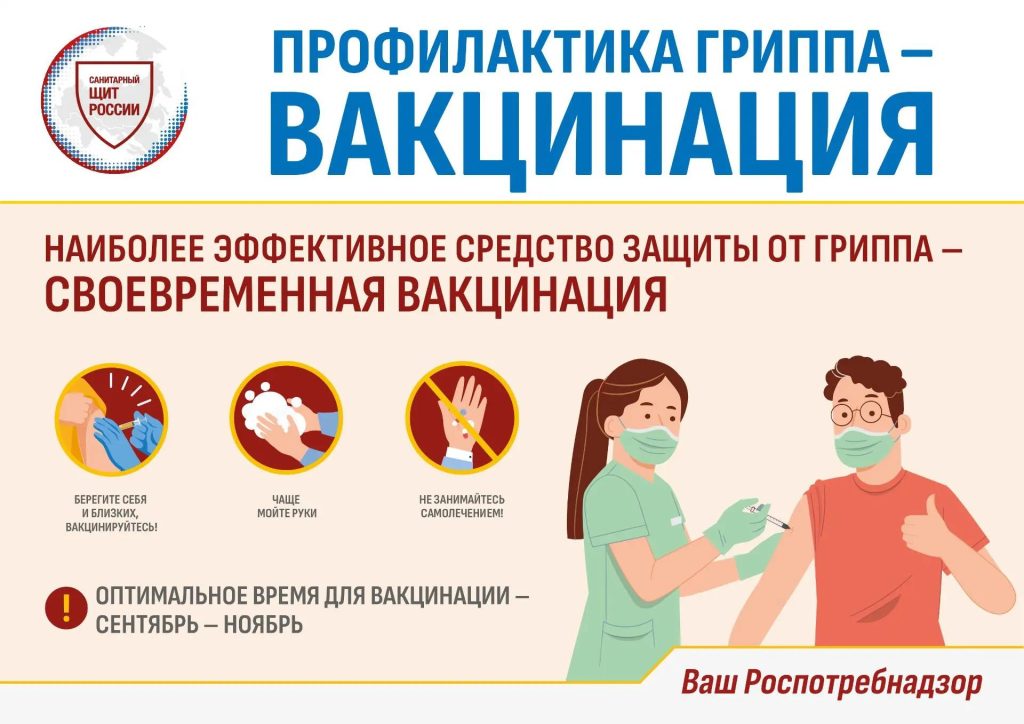 ВАКЦИНАЦИЯ от гриппа!