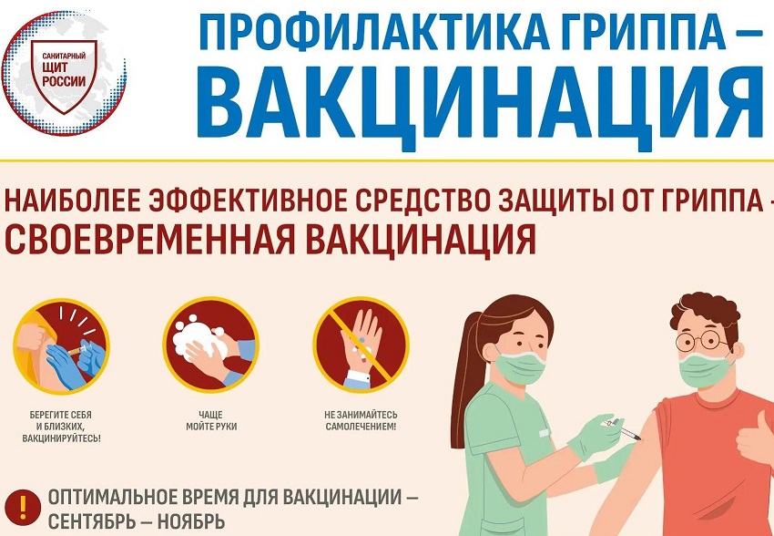 ВАКЦИНАЦИЯ от гриппа!